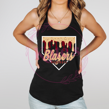 Blazers Baseball Drip Tank Top